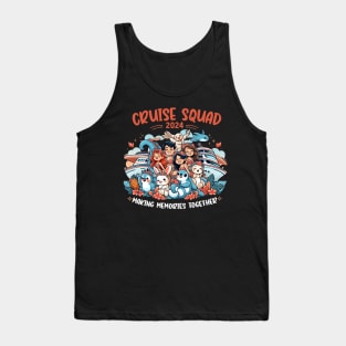 Happy Family Cruise Squad 2024 Summer Friends Boys Women Men Tank Top